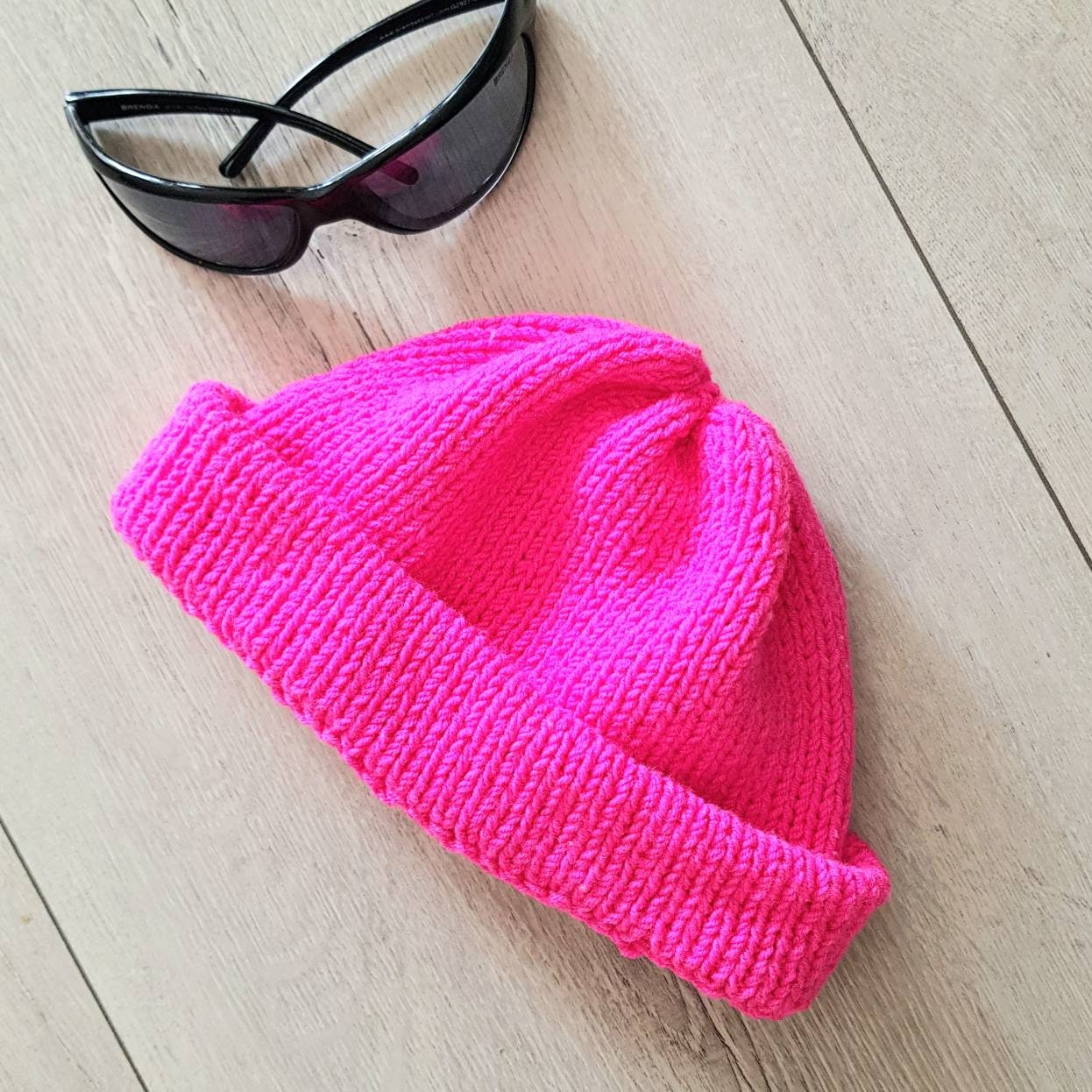 Snuggle Fisherman Beanie Hot Pink 