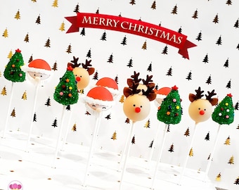 Christmas cake pops