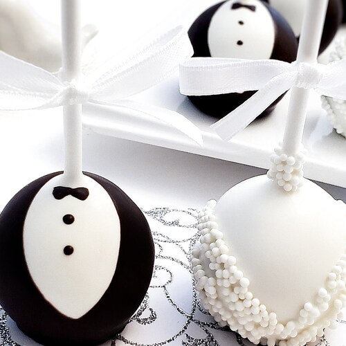 Wedding Favors Wedding Cake Pops Made to Order With High Etsy