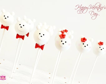 Valentine cake pops