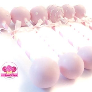 Baby rattle cake pops