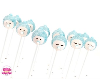 Baby Boy cake pops