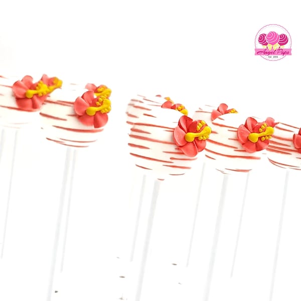 Flower Cake Pops Etsy