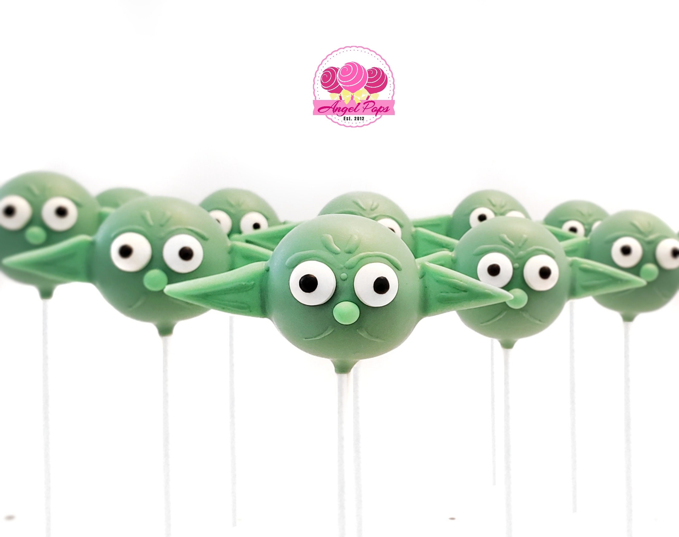 Star Wars Yoda Cake Pops Etsy