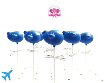 Airplane cake pops