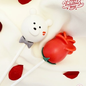 Valentine Cake Pops imagem 1