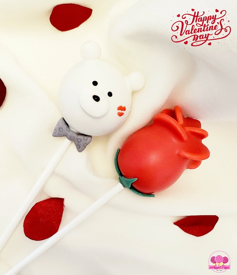 Valentine Cake Pops imagem 1