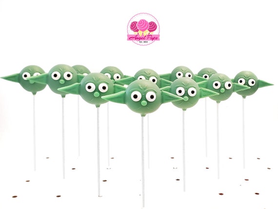 Star Wars Yoda Cake Pops Etsy
