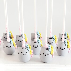 Pusheenicorn Cake Pops Bild 2