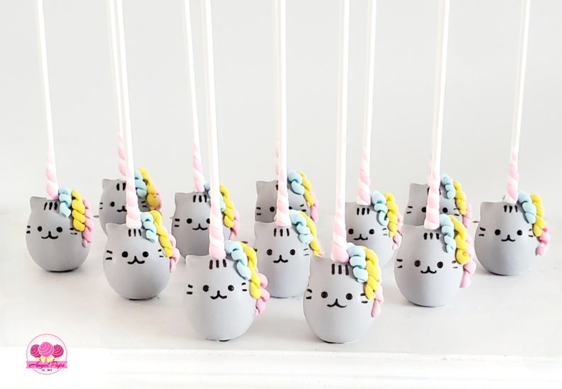 Pusheenicorn Cake Pops Bild 2