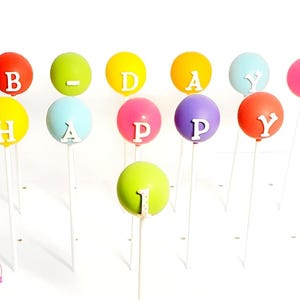 Birthday cake pops