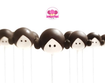 Star Wars "Princess Leia" cake pops