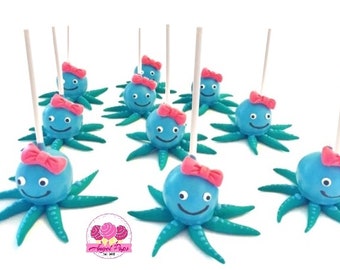 Octopus Cake Pops - Etsy UK