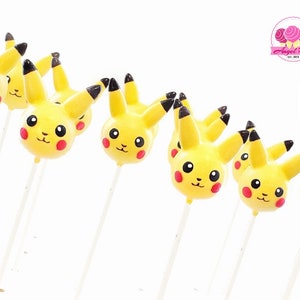 Pikachu cake pops