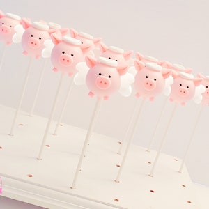 Angel Pig Cake Pops