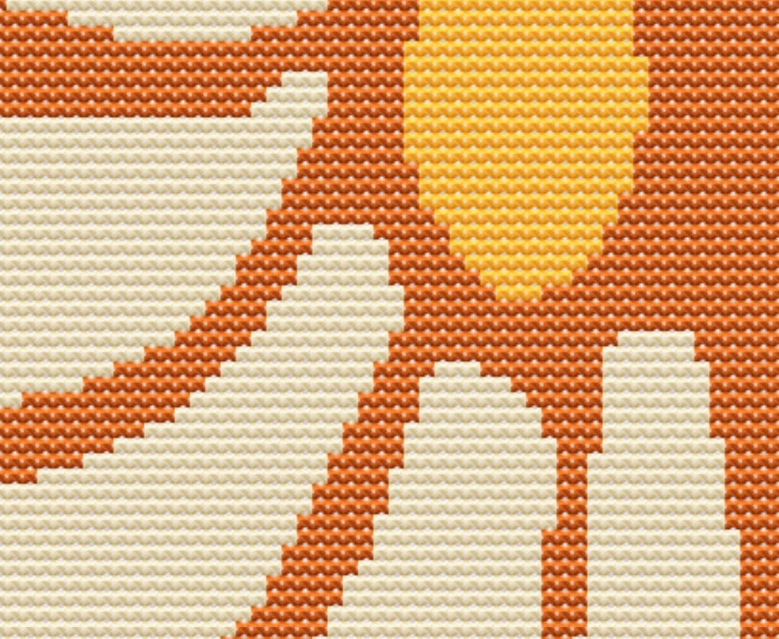 Groovy Modern Floral Cross Stitch Sewing Embroidery Pattern Instant DMC ...