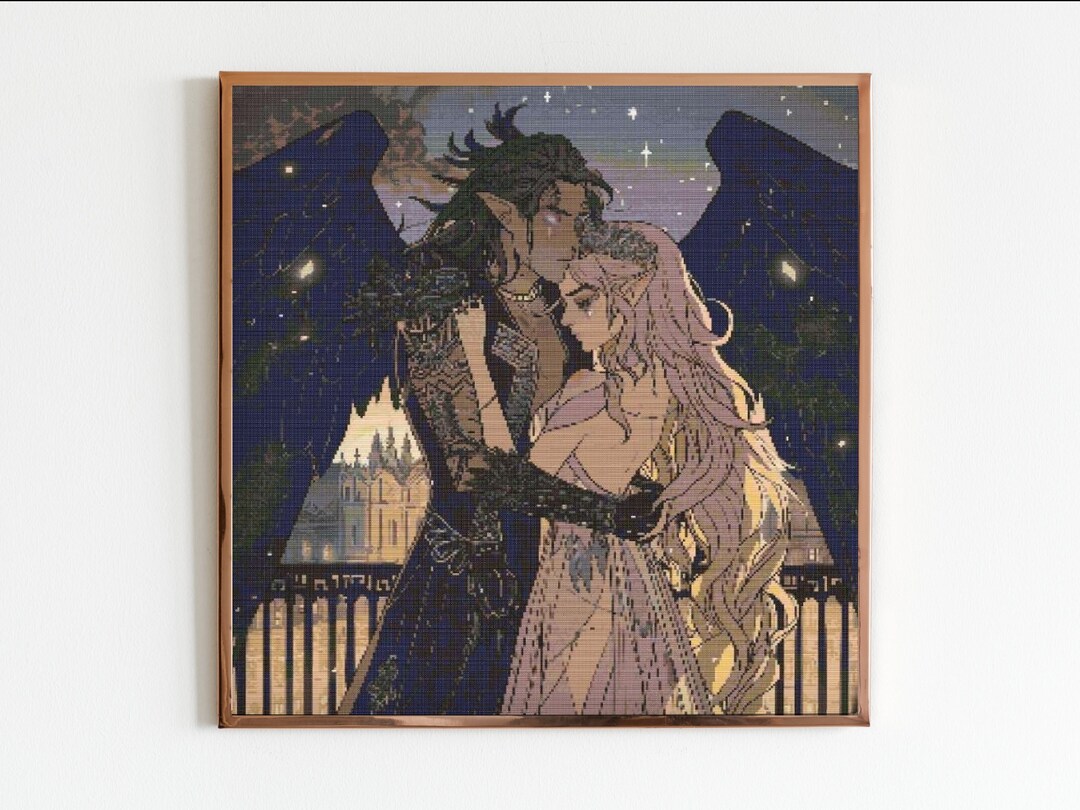 ACOTAR Fairy Cross Stitch Pattern Sewing Embroidery Dark Cottagecore ...