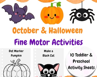 Atividades e folhas de exercícios para o Halloween