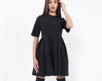 princess polly baby blue dress Trendyol Collection Black Skater Mini Dress