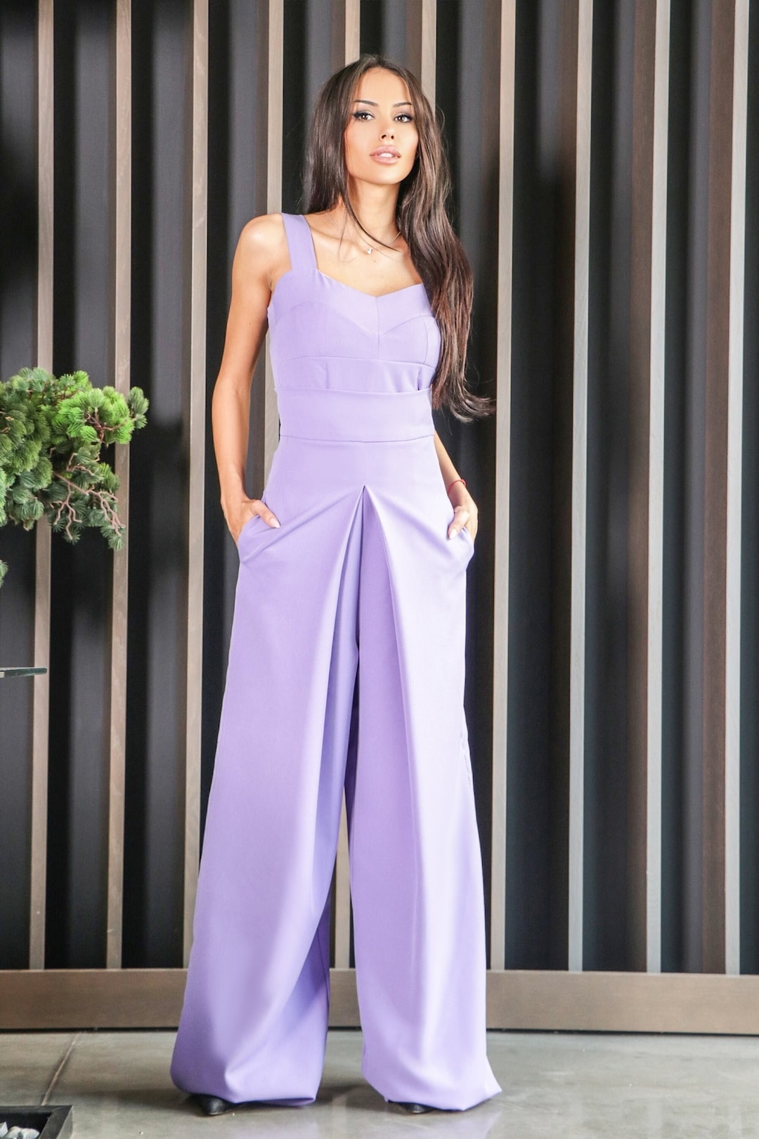 Lavender Trousers Purple Pants Wide Leg Trousers Formal Pants Violet Pants Womens Clothing Fall Style Wedding Guest Outfit 032244 Etsy
