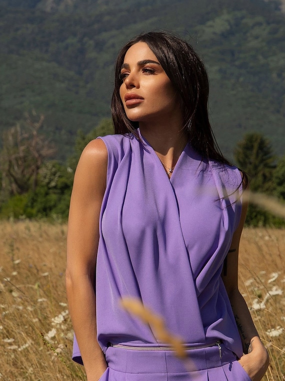 Purple jumpsuit australia sale
