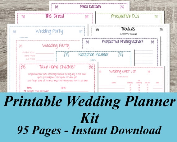 Fabulous image for wedding planner printable Agile image with regard to wedding planner printable