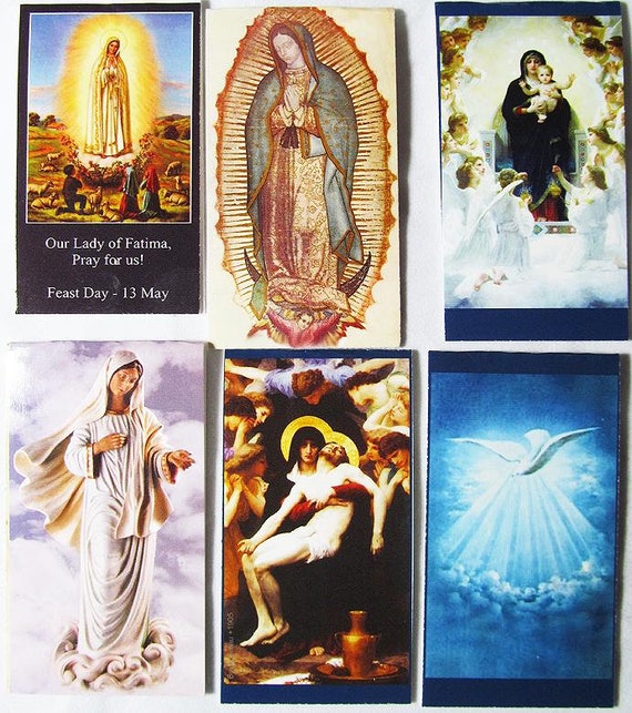 6 Bookmarks - Magnet Bookmarks of the Religious series (BO-04) 6 in ea packet, magnetic, Bookmark,Blessed Virgin Mary