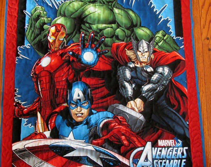 Marvel Avengers Assemble Quilt. Quilt Boy Quilt Child Quilt - Etsy