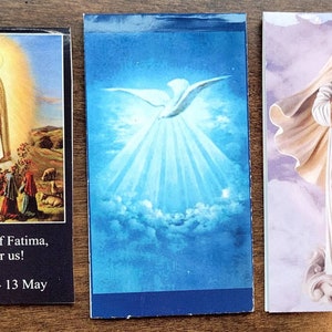 6 Bookmarks - Magnet Bookmarks of the Religious series (BO-04) 6 in ea packet, magnetic, Bookmark,Blessed Virgin Mary image 7