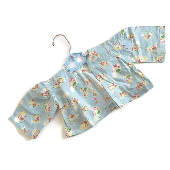 Vintage Baby Jacket Feed Sack Flour Sack Gardening