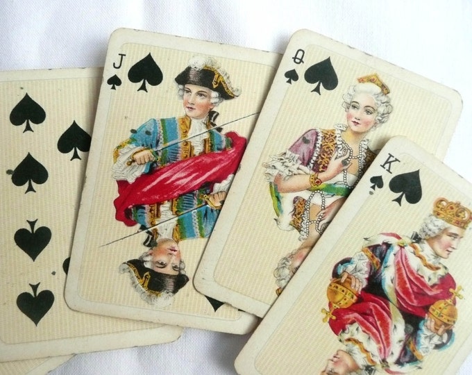 Vintage Piatnik Playing Cards Antique Playing Cards Boxed Playing Cards