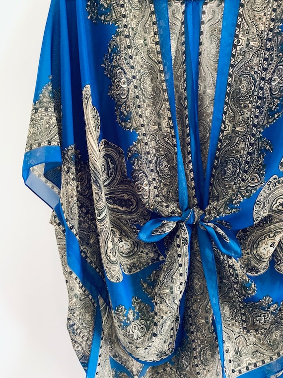royal blue bathing suit cover up