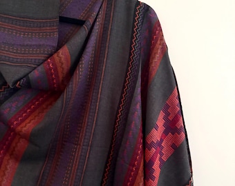 Boho Shawl- Southwest Print Summer Poncho,
