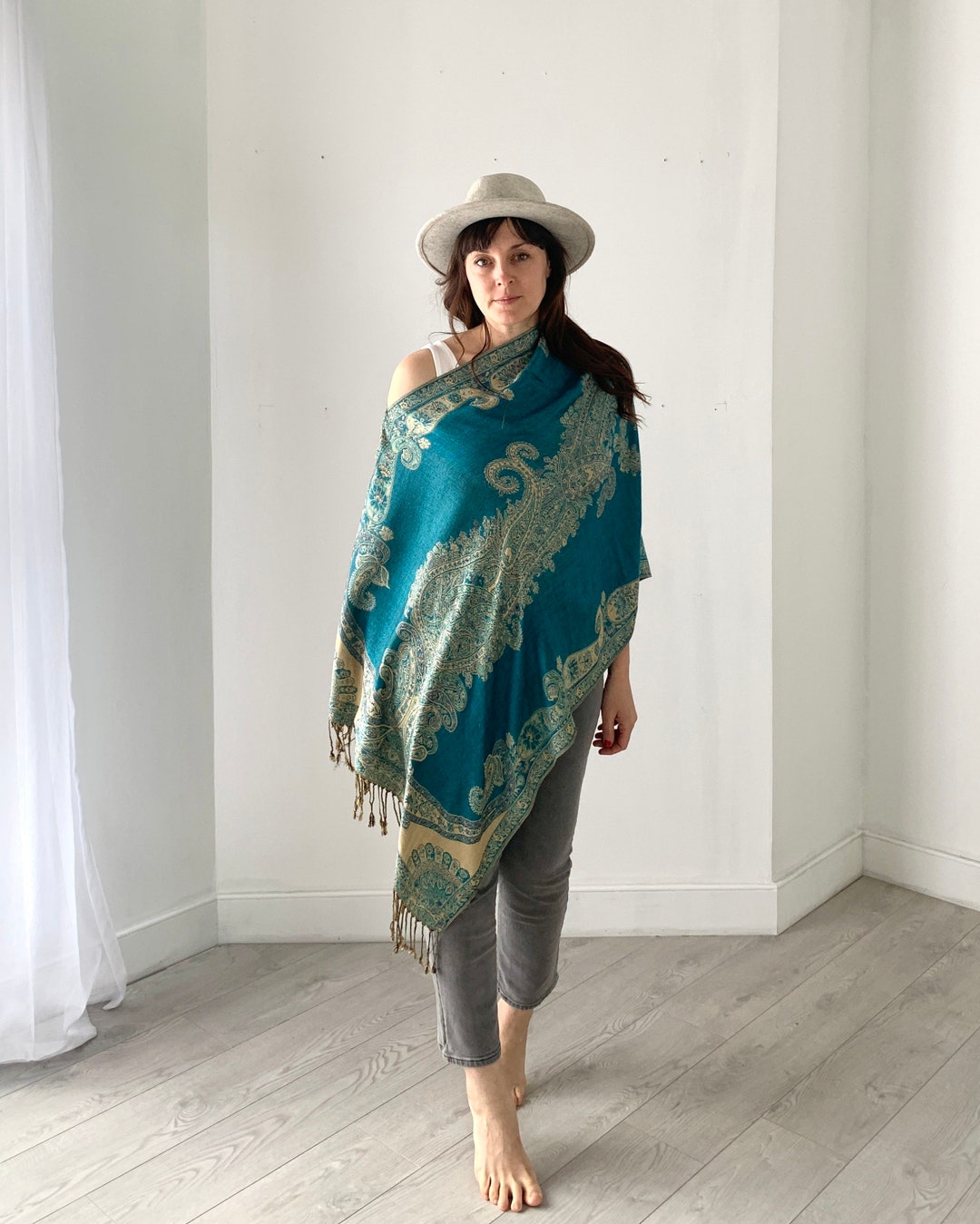 draped shawl
