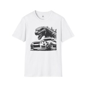 JDM Godzilla Nissan R32 GT-R Unisex T-Shirt, Car Guys Car Girls Tee, Street Racing Gift, Japanese Car Enthusiast Shirt, Import Car Lover Top