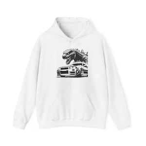 JDM Hooded Sweatshirt, Godzilla Nissan R32 GT-R, Car Guys, Car Girls, Streetwear Gift