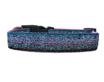 Ombré Purple Delight Glitter Dog Collar