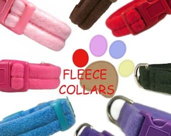Comfort Fleece 1" Dog Collar, Warm Winter Collar