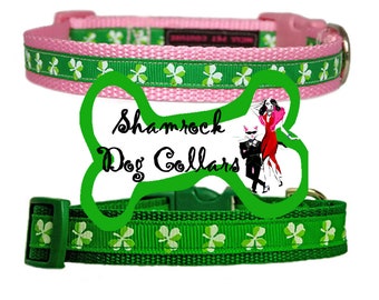 Shamrock Irish Dog Collar