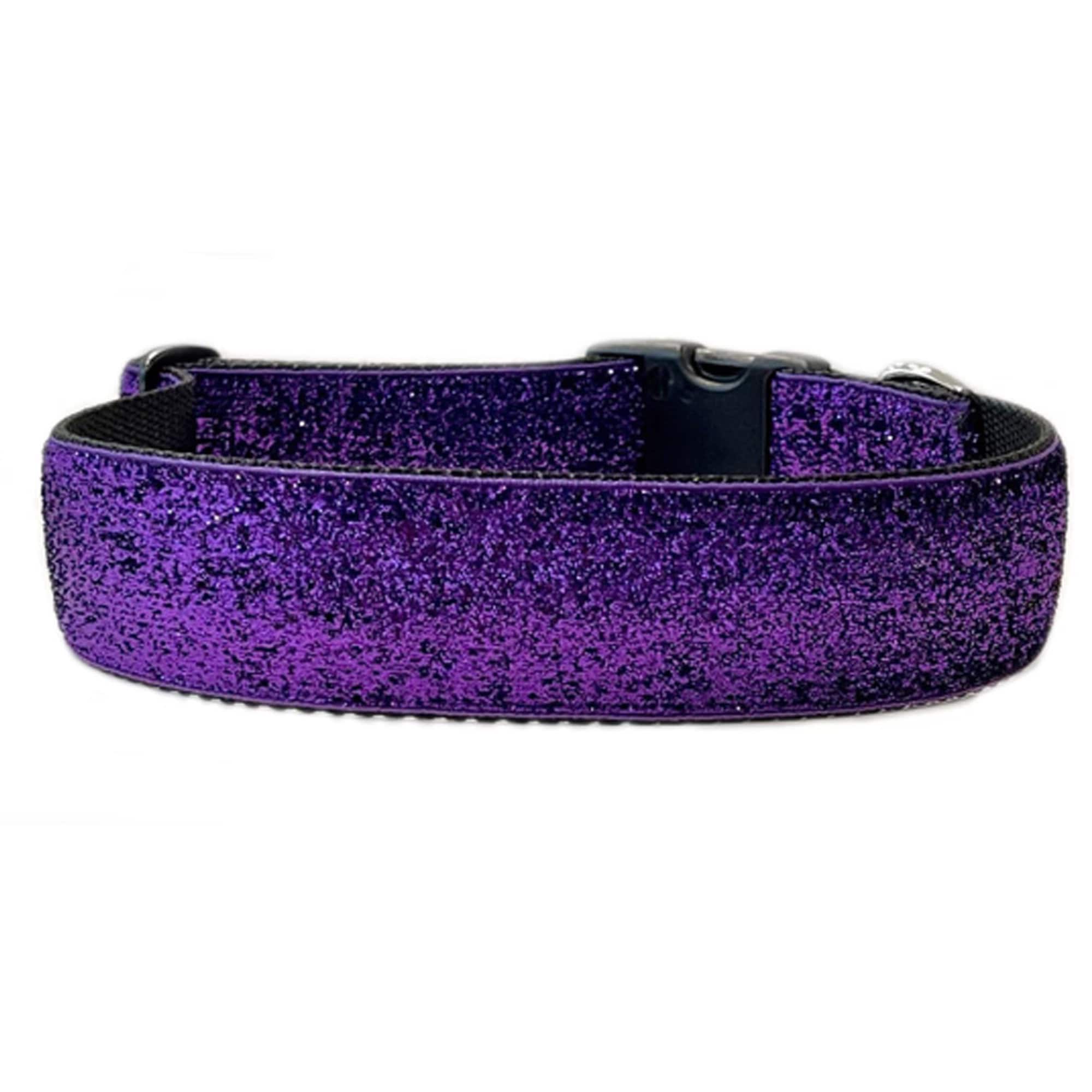 Cane Collare Strass Morbido Velluto Pelle Collari Per Cani - Foto 3