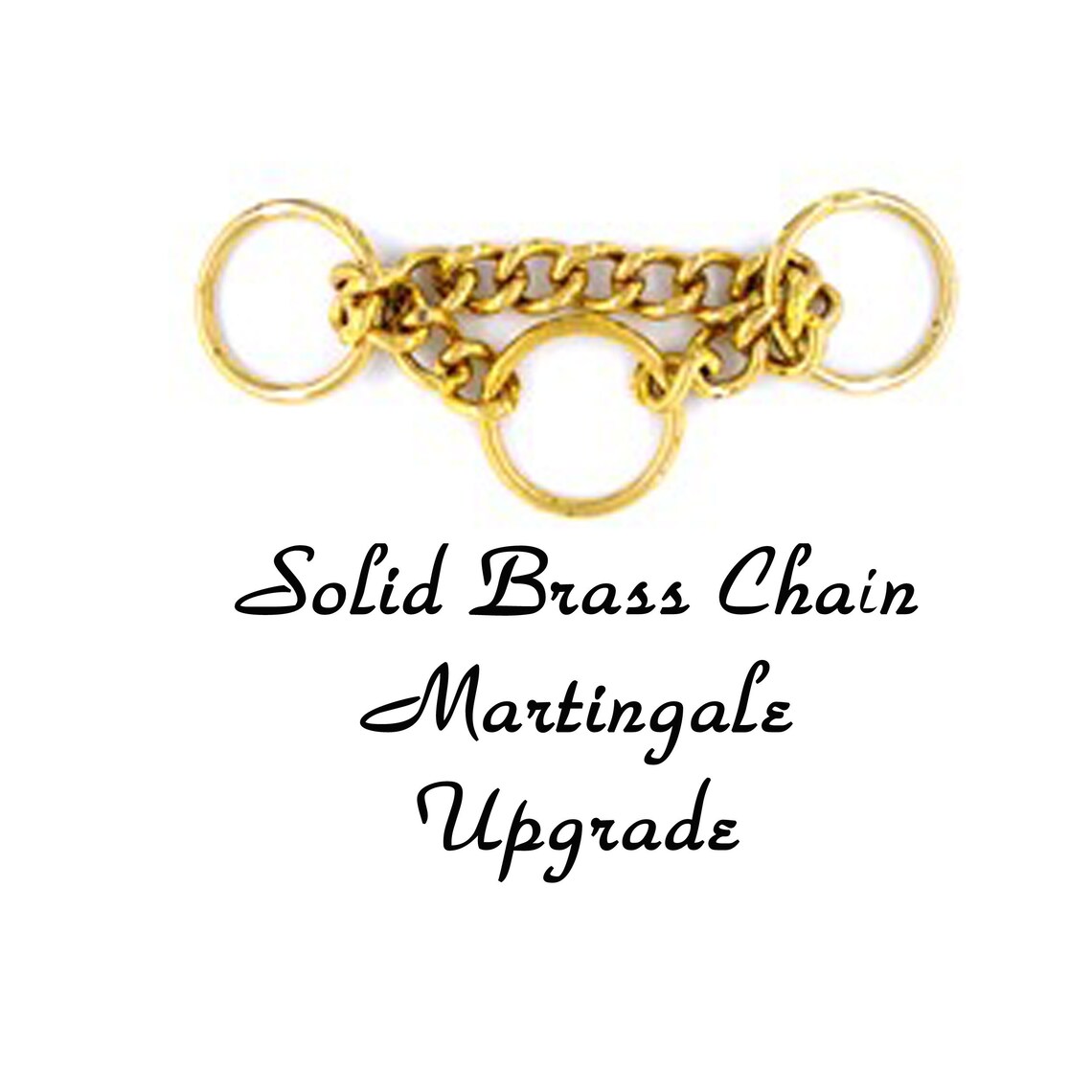 Add A Check Chain to Your Collar Chain Martingale Upgrade Etsy