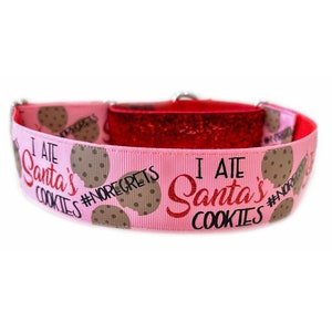 Christmas Glitter Collar : I Ate Santa&#39;s Cookies #NoRegrets