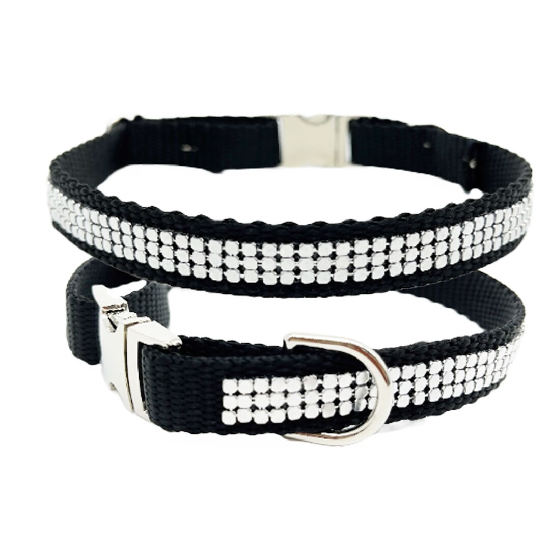 studded-boy-or-girl-dog-collar-edgy-studded-silver-metal-etsy