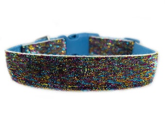 Glitter 1" Dog Collar | Multi-Sparkly Collar