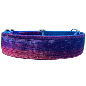 Ombré GLITTER 1.5&quot; MARTINGALE Dog Collar