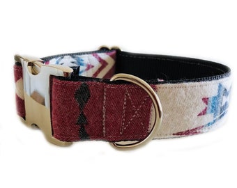 Collare per cani in flanella - Pimento Southwestern Utility Collar