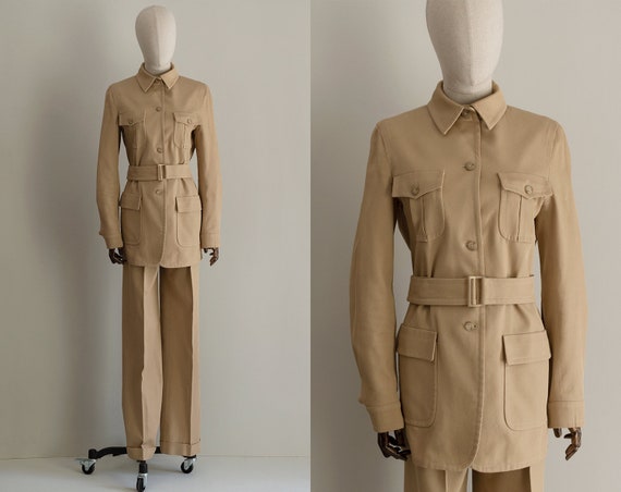 vintage safari suit