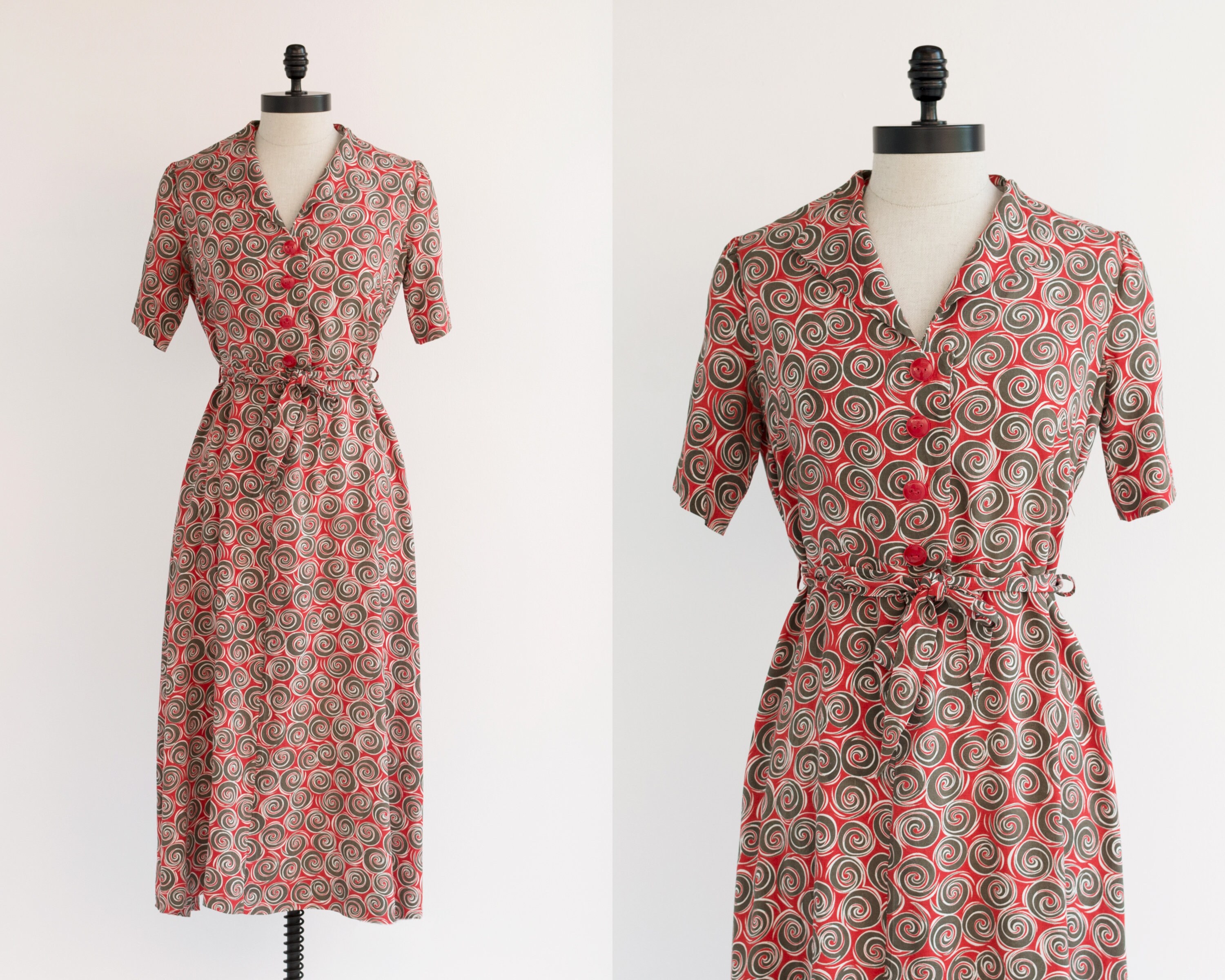 50s shirt dress