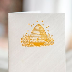 Beehive Letterpress Card Set