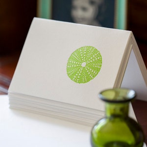 Sea Urchin Letterpress Card Set